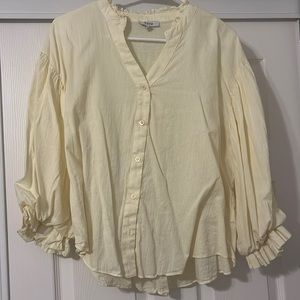Fate, Women’s Blouse, Size Medium, Yellow